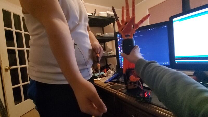 An InMoov-based prosthetic hand prototype